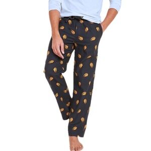 Old Navy Taco Printed‎ Pajama Pants  Men's Size S Charcoal Flannel